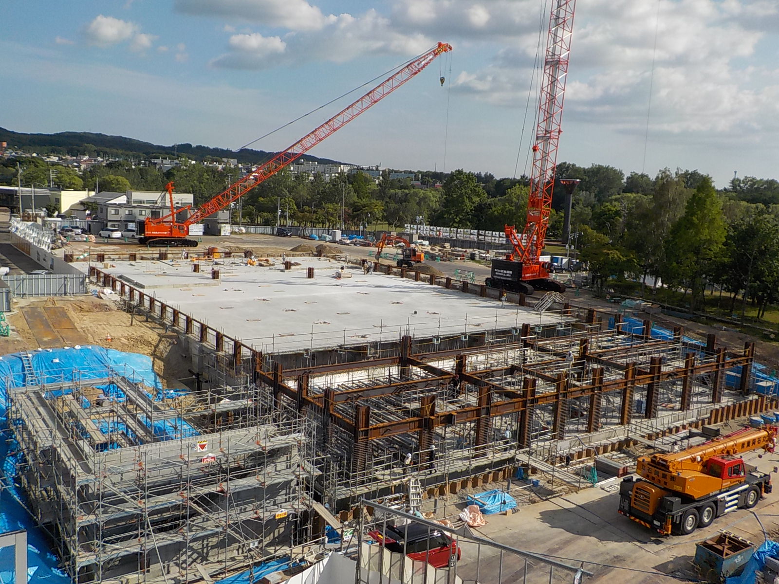 岩見沢市役所(令和3年11月完成予定) 松浦建設