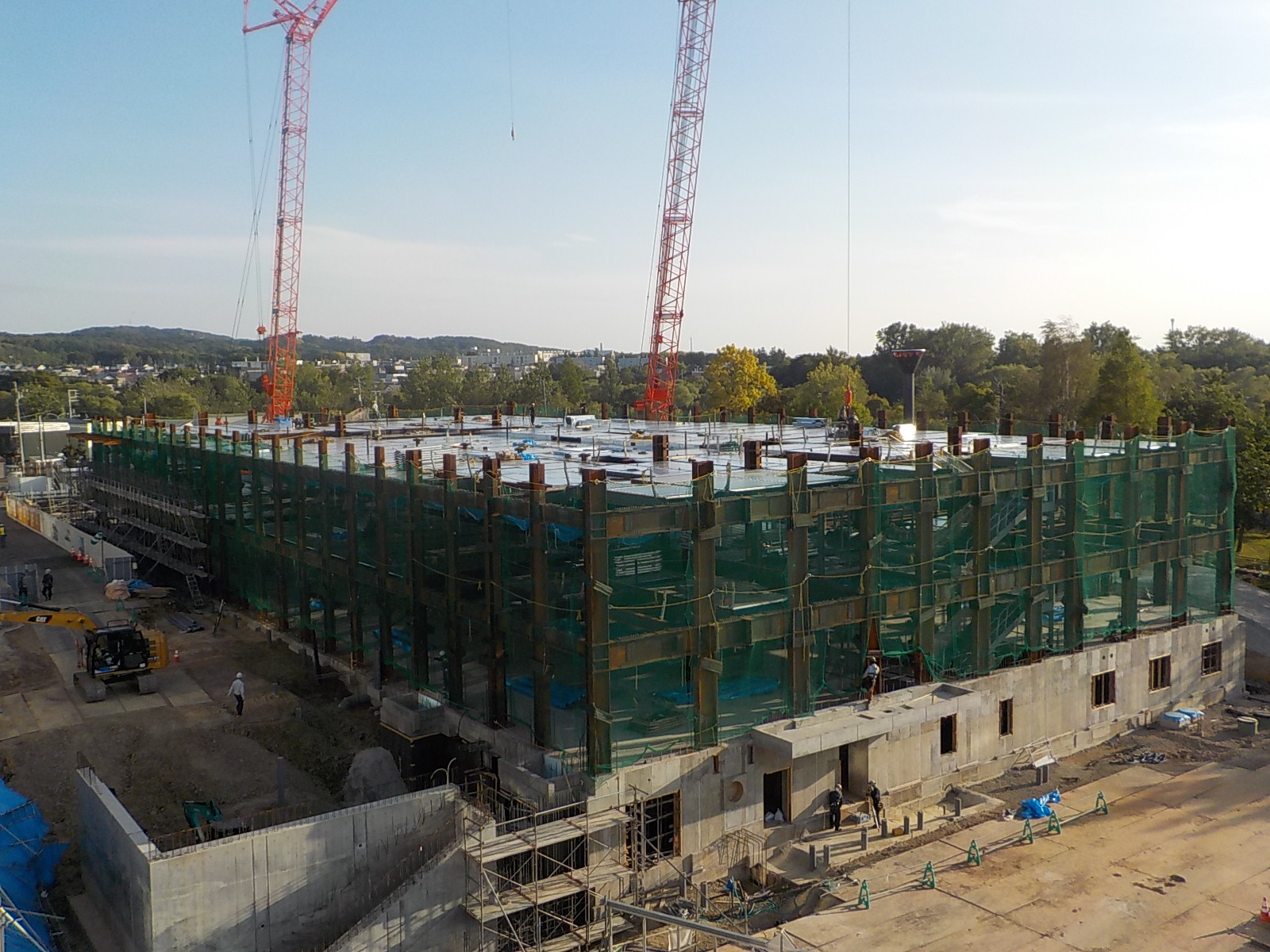 岩見沢市役所(令和3年11月完成予定) 松浦建設